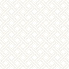Vector seamless off-white subtle pattern. Modern stylish abstract texture. Repeating geometric tiles