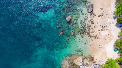 Ao Sane beach, next to Nai Harn Beach in Phuket, Thailand