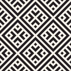 Vector seamless pattern. Modern stylish abstract texture. Repeating geometric tiles