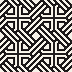 Vector seamless pattern. Modern stylish abstract texture. Repeating geometric tiles