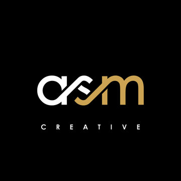 ASM Letter Initial Logo Design Template Vector Illustration