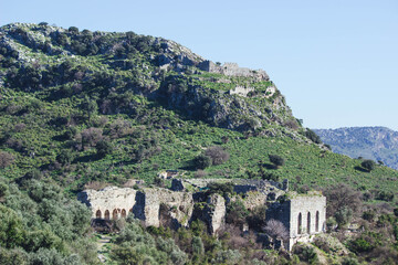 Fototapeta na wymiar Ancient city of Kaunos, Dalyan - Turkey 