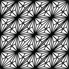  Black and white geometric pattern.