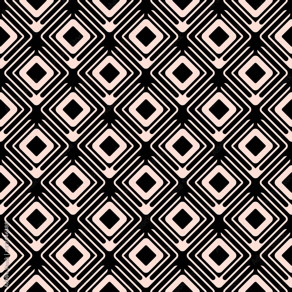 Aufkleber diagonal white rhombus pattern. seamless shape white color in vector.