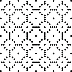  Black and white geometric pattern.