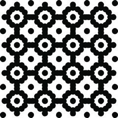  Black and white geometric pattern.