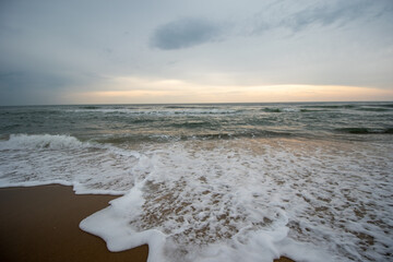 coastline wave at the beach