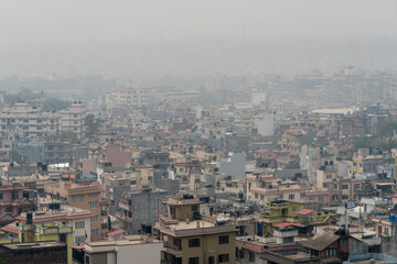City Covered in Smog