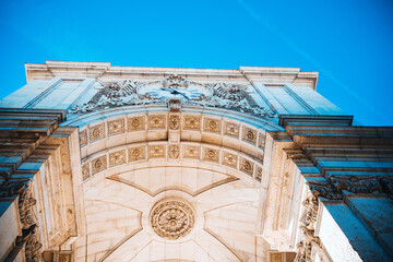 Fototapeta premium Traditional, old buildings in Lisbon, Portugal, Europe
