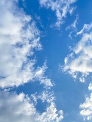 blue sky with clouds