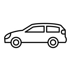 Vector Transport Outline Icon Design
