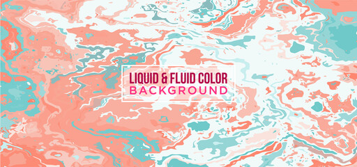 Liquify Fluid Color Banner background