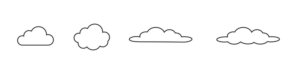 Clouds icon. cloud and meteorology concept. Vector illustration.