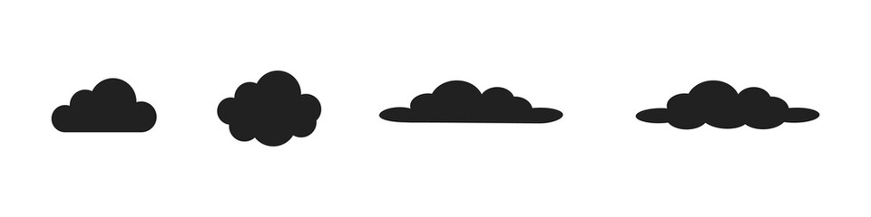 Clouds icon. cloud and meteorology concept. Vector illustration.