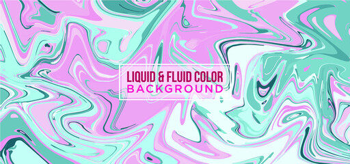 Obraz premium Liquify Fluid Color Banner background