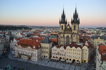 Fototapeta premium Prague, a tourist destination, the capital of the Czech Republic