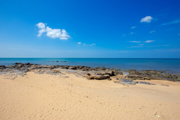 Beach, Clear Sky, Horizon, Horizon Over Water, Island