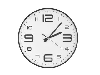 Clock isolated on white background