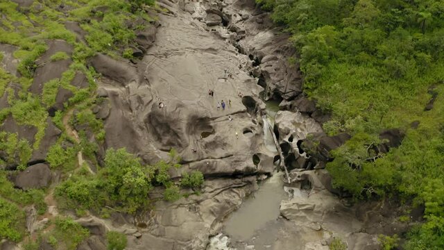 aerial image drone dji mavic 2 pro from Vale da Lua in Chapada dos Veadeiros Brazil