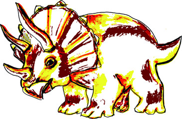 Dragon, tyrannosaurus, dinosaur, tirex, children's drawing, character design, sketch.