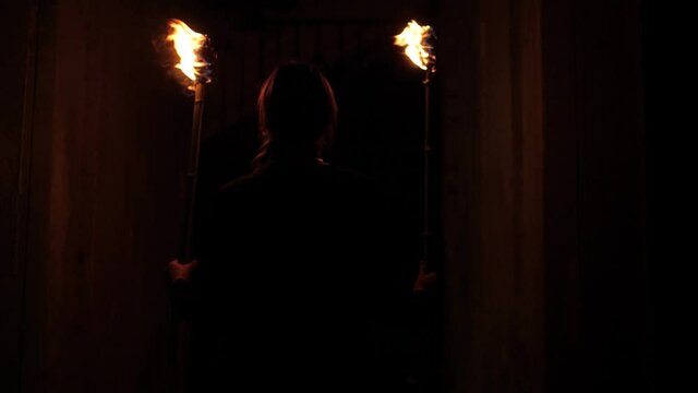 torch and crypt