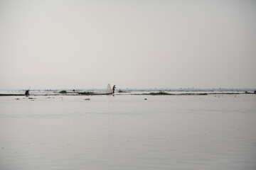True fishing at Inle lake in Myanmar 