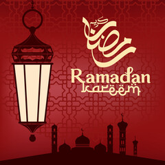 ramadan kareem Vector Design For Banner, Background, can be used as a card, and web. additional to the design of the Ramadan kareem, Eid al-Fitr and Eid al-Adha. vector
