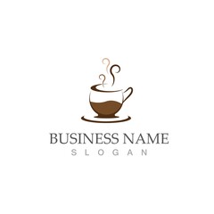 coffee cup logo template