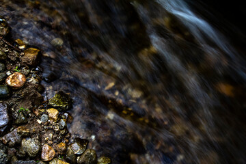 rock and water stream for background