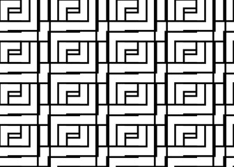 A grid of black lines. Seamless texture.