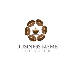 coffee cup logo template