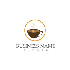 coffee cup logo template