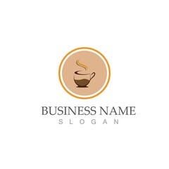coffee cup logo template