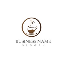 coffee cup logo template