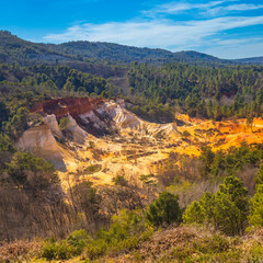Colorado de Rustrel, France
