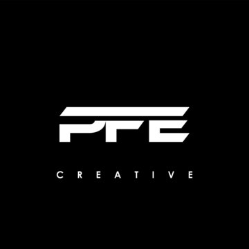 PFE Letter Initial Logo Design Template Vector Illustration