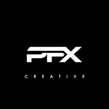 PFX Letter Initial Logo Design Template Vector Illustration