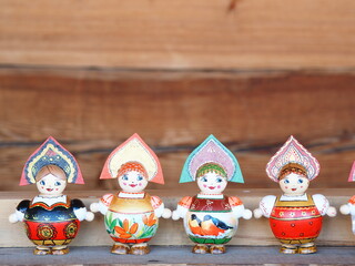 folk souvenirs handmade eggs for easter holiday