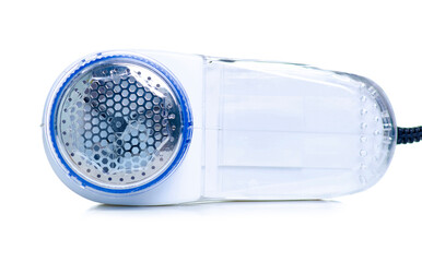 Lint remover machine on white background isolation