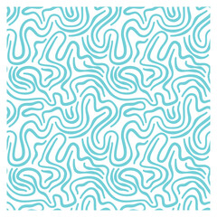 Seamless pattern of ink waves. 