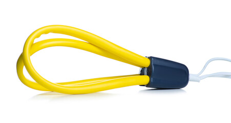 Electric shoe dryer on white background isolation