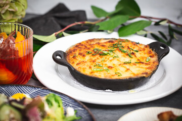Shepherd Pie in Cast Iron Skillet
