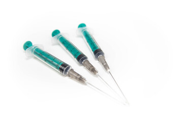Fototapeta premium syringes with a needle