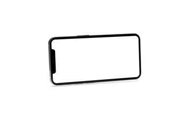 smartphone  With Blank Screen in 3d