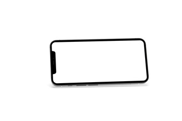 smartphone  With Blank Screen in 3d