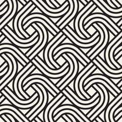 Vector seamless lines mosaic pattern. Modern stylish abstract texture. Repeating geometric tiles