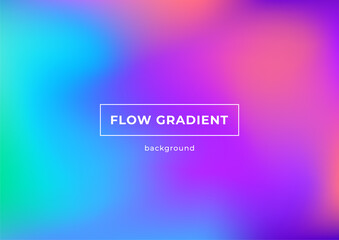 Abstract vector background. Rainbow flow gradient for your website, presentation cover or poster. Smooth blending of multicolored spots.	