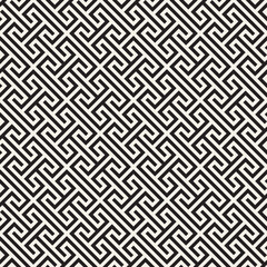 Vector seamless geometric pattern. Simple abstract lines lattice. Repeating elements stylish background