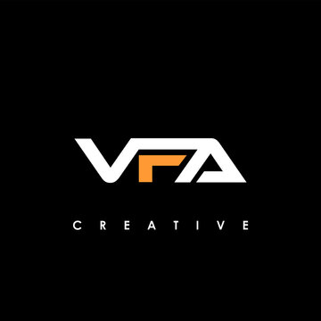 VFA Letter Initial Logo Design Template Vector Illustration