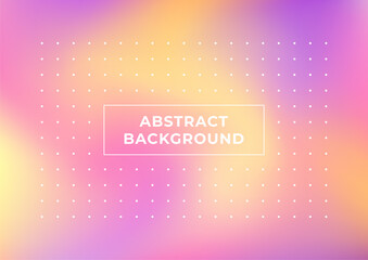 Abstract vector background in purple, pink and orange colors. Fluid gradient for your website, presentation cover or poster. Bokeh effect.